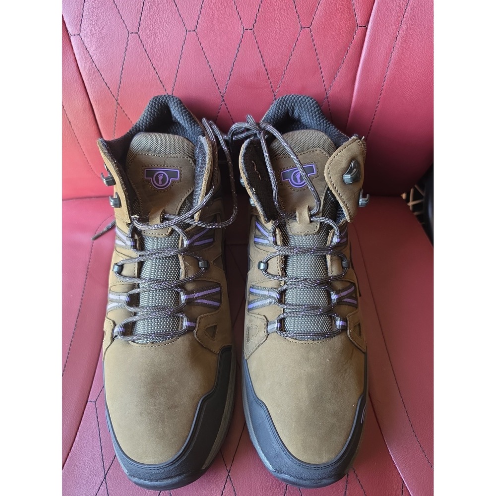 Orthofeet Moravi Waterproof Women's Walking Low Top Lace-Up Mesh Leather Size 11